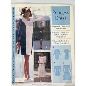 Step by Step Princess Dress Sewing Pattern Misses & Miss Petite Sizes 6-22 NEW
